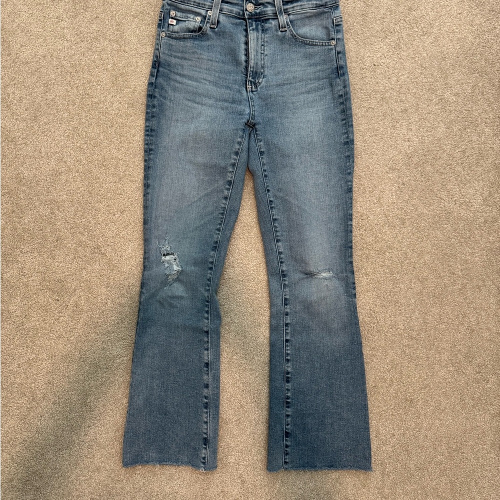 Ag Adriano Goldschmied High Waist Farah Boot Crop